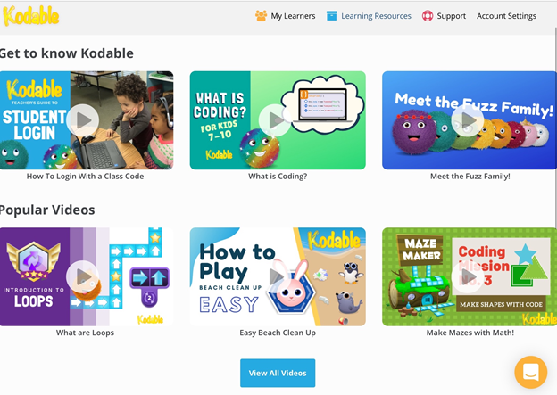 Kids learning age-appropriate coding concepts