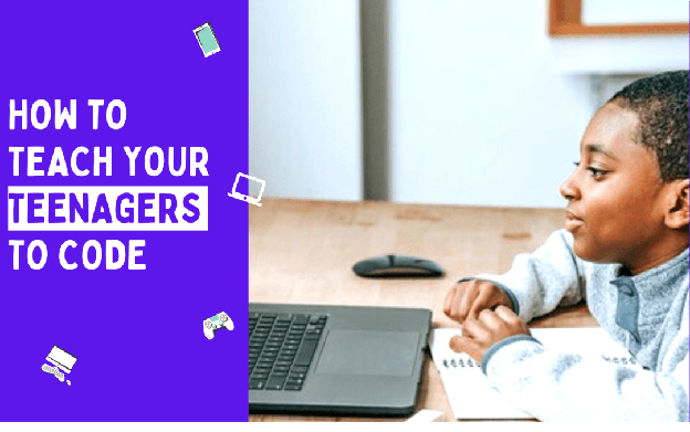 Kids building games and apps in a coding class